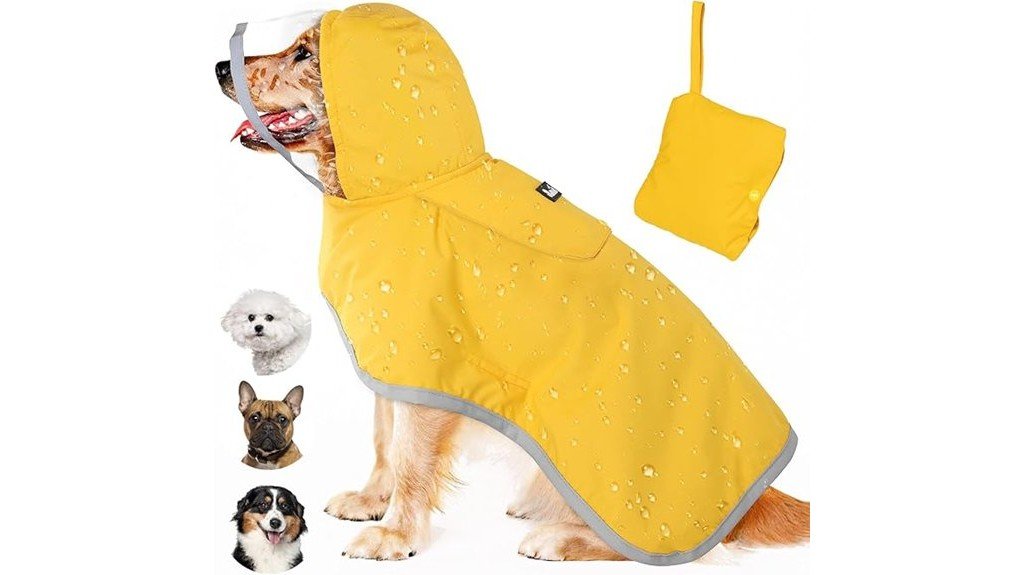 adjustable raincoat for dogs