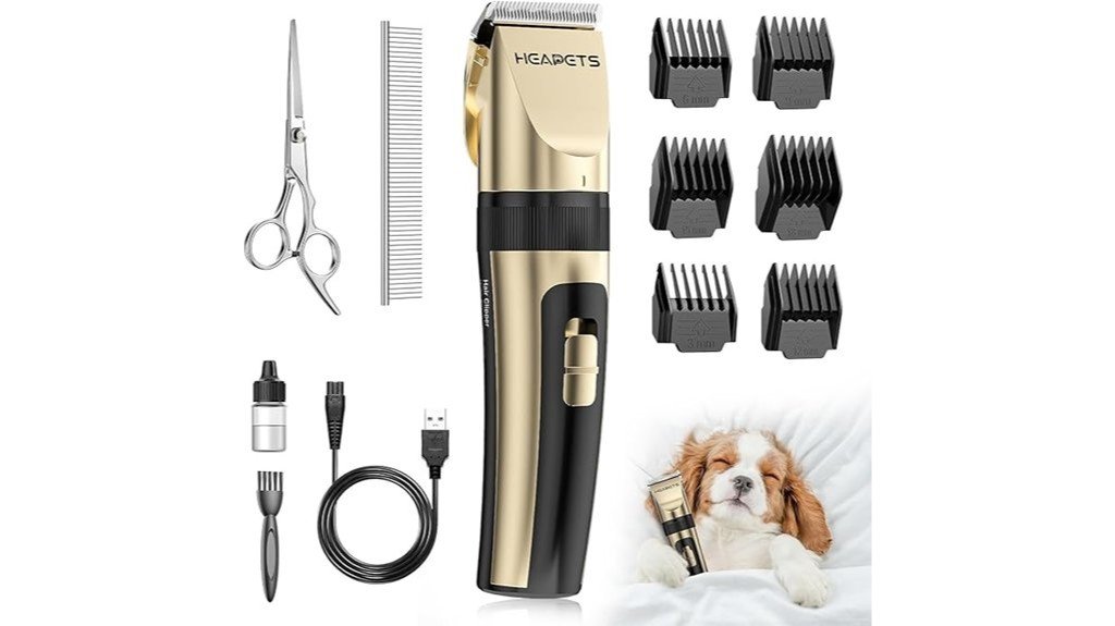 cordless rechargeable dog clippers