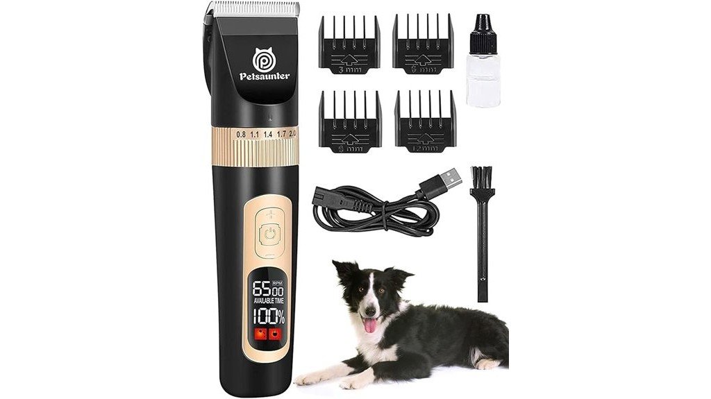cordless rechargeable dog clippers