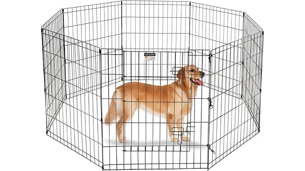 foldable metal pet playpen