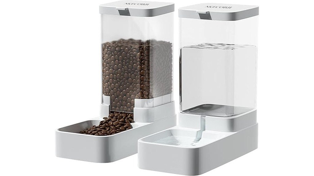gravity pet feeding system