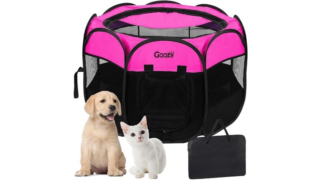 indoor pink cat playpen