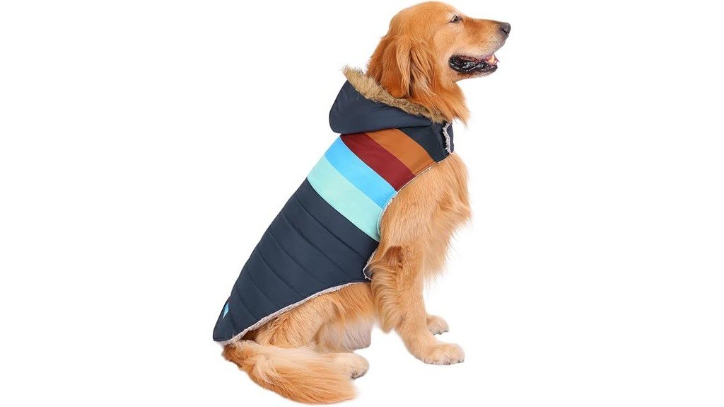 large dog puffer jacket