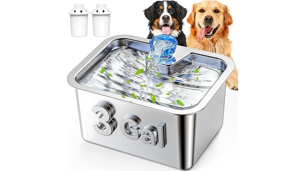 large dog water fountain