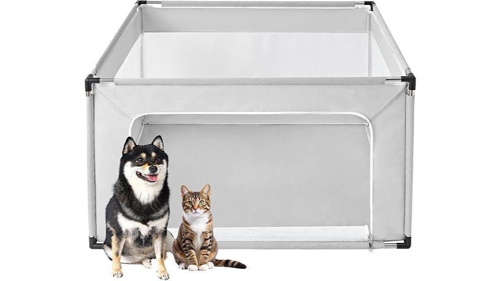 pet enclosure for playtime