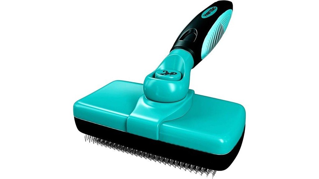 self cleaning dog brush